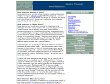 Tablet Screenshot of moral-relativism.com
